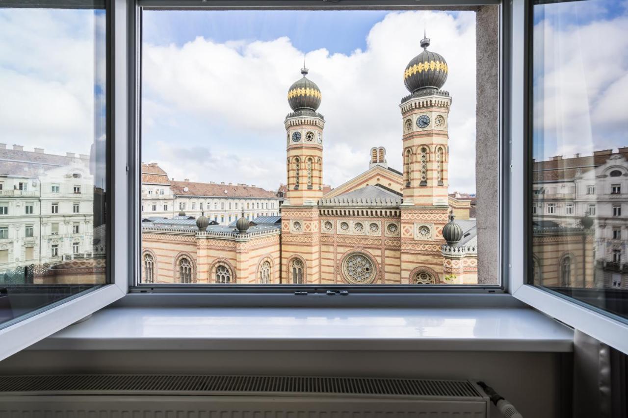 Breathless Panorama Synagogue Elegant Attic Free Parking Reservation Needed Будапешт Экстерьер фото